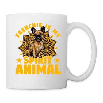 Frenchie is my Spirit Animal - Mug - white - Right