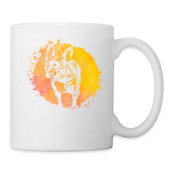 Bouledogue français - Mug blanc - blanc - Droite
