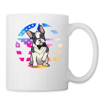 Bouledogue français - Mug blanc - blanc - Droite