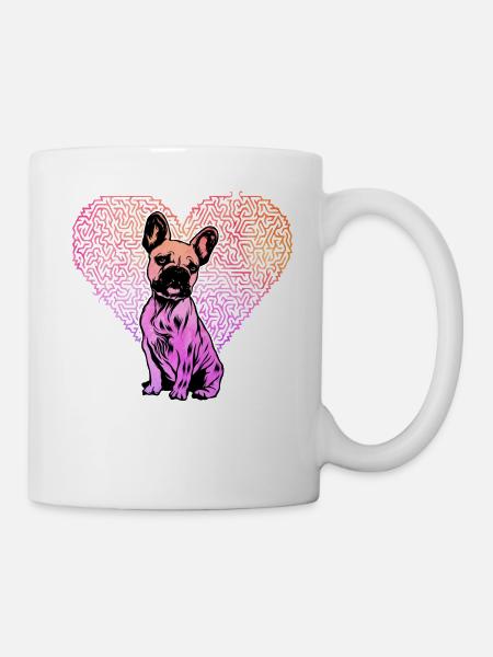 Bouledogue français - Mug blanc - blanc