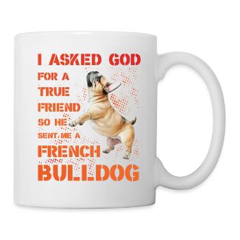 Bouledogue français - Mug blanc - blanc - Droite