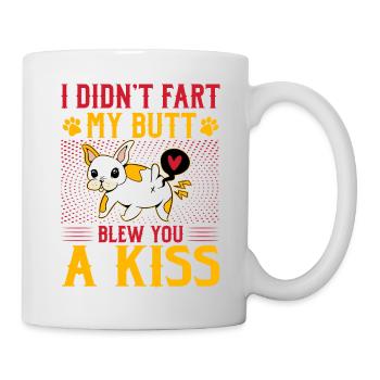 I didn't fart my ass blew a kiss French Bulldog - Mug - white - Right