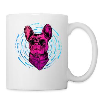 Bouledogue français - Mug blanc - blanc - Droite