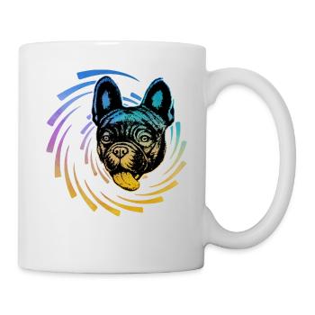 Bouledogue français - Mug blanc - blanc - Droite