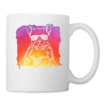 Bouledogue français - Mug blanc - blanc - Droite