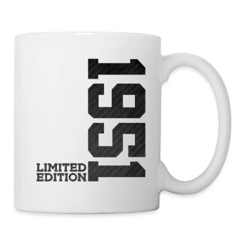 75TH BIRTHDAY LIMITED EDITION 1951 - Mug - white - Right