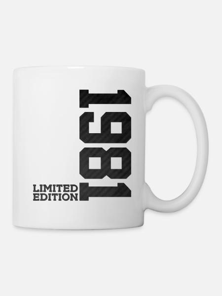 45. GEBURTSTAG LIMITED EDITION 1981 - Tasse - Weiß