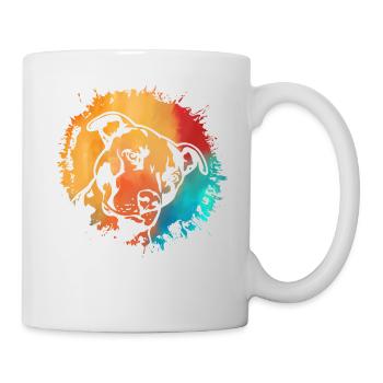 Pitbull - Mug blanc - blanc - Droite