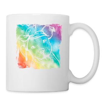 Pitbull Rétro - Mug blanc - blanc - Droite