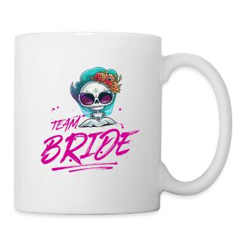 Squelette de mariage Team Bride - Mug blanc - blanc - Droite