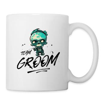 Team Groom Wedding Skeleton - Mug - white - Right