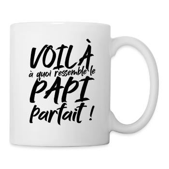 Voilà à quoi ressemble le papi parfait - Mug blanc - blanc - Droite