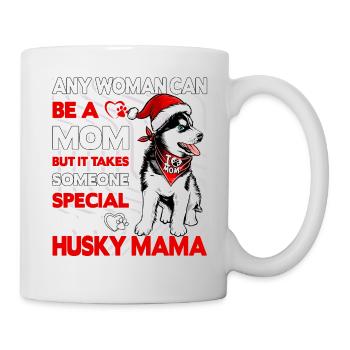 Maman husky - Mug blanc - blanc - Droite