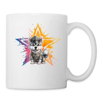 Husky - Tasse - Weiß - Rechts