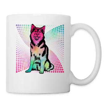 Husky - Tasse - Weiß - Rechts