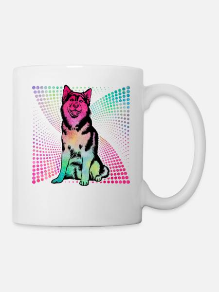 Husky - Tasse - Weiß