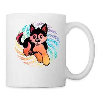 Husky - Tasse - Weiß - Rechts