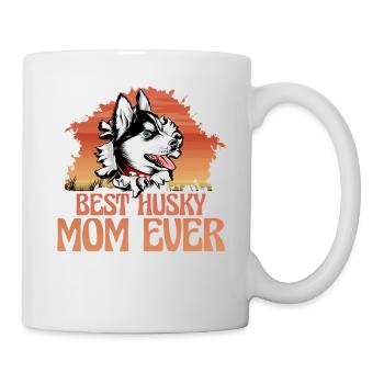 Best Husky Mom ever - Tasse - Weiß - Rechts