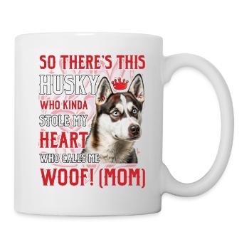 Maman Husky - Mug blanc - blanc - Droite