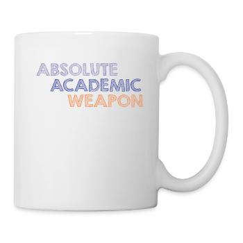 Studenten Absolute Academic Weapon - Tasse - Weiß - Rechts