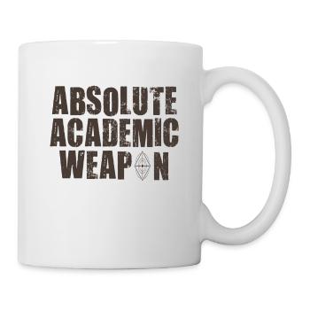 Studenten Absolute Academic Weapon - Tasse - Weiß - Rechts