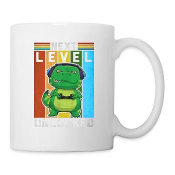 I Love Dinosaurs - Next Level unlocked Gaming - Mug - white - Right