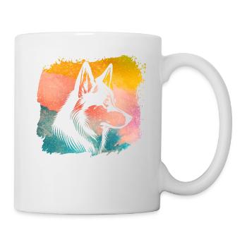 Husky - Tasse - Weiß - Rechts