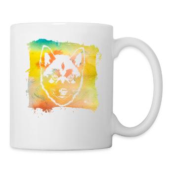 Husky - Tasse - Weiß - Rechts