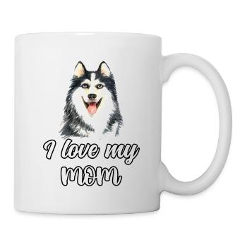 J’aime ma maman - Mug blanc - blanc - Droite