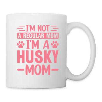 I'm not a regular mom I'm a Husky mom - Mug - white - Right