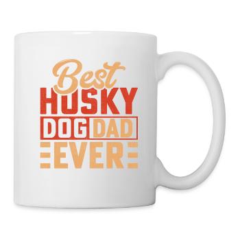 Best Husky Dog Dad ever - Mug - white - Right