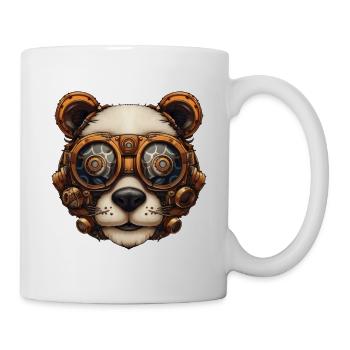 Steampunk Panda Bear Gift Steampunk - Mug - white - Right