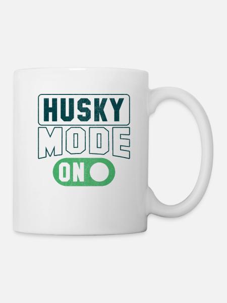 Husky mode on - Tasse - Weiß