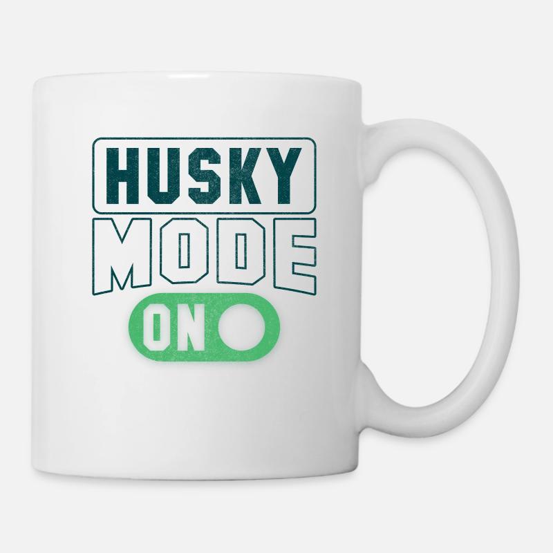 Husky mode on - Tasse - Weiß