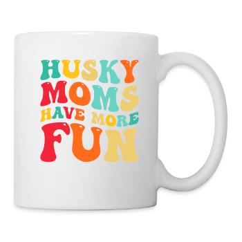 Les mamans Husky ont plus de plaisir - Mug blanc - blanc - Droite