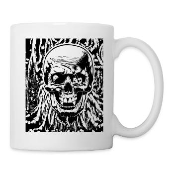 Pirate Fan Skull Pirates Skulls Buccaneer Sailing - Mug - white - Right