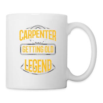 Idée cadeau de charpentier Charpentier Je ne reçois pas - Mug blanc - blanc - Droite