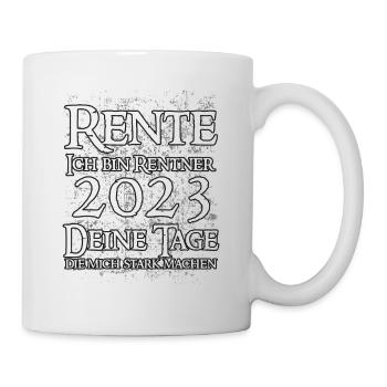 Rente - Tasse - Weiß - Rechts