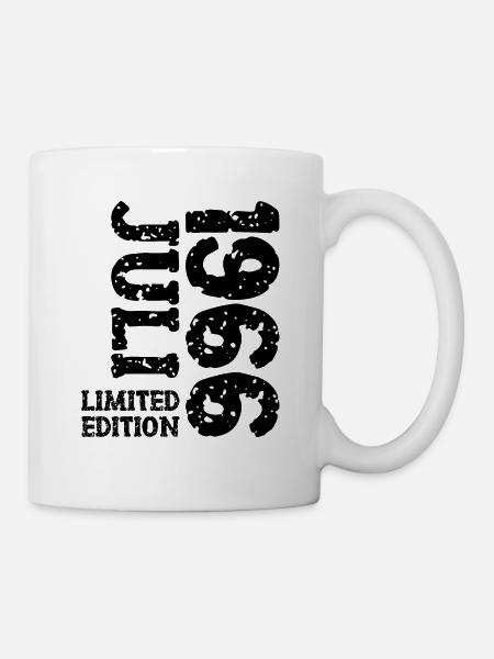 1966 Juli Limited Edition Geburtstag Geschenk - Tasse - Weiß