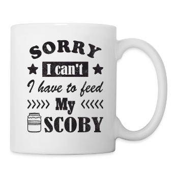 Sorry, I can't. I have to feed my Scoby - Mug - white - Right