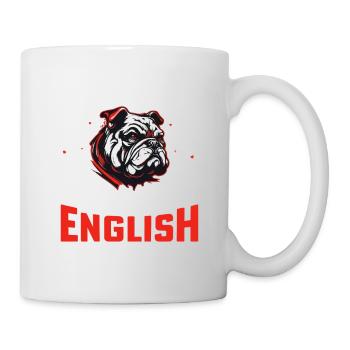 Just a woman who loves english bulldogs - Mug - white - Right