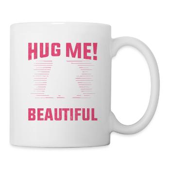 Câlinez-moi tu sais que je suis beau bouledogue anglais - Mug blanc - blanc - Droite