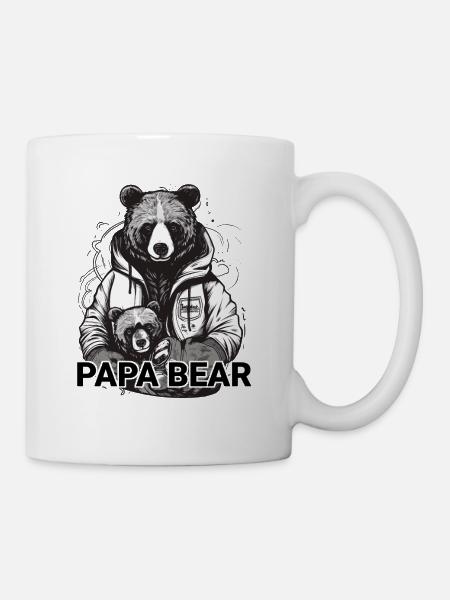 Papa Ours - Mug blanc - blanc
