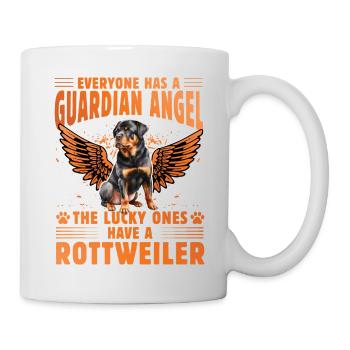 Guardian Angel Rottweiler - Mug - white - Right