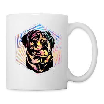 Rottweiler - Tasse - Weiß - Rechts