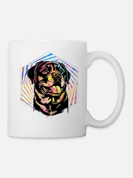 Rottweiler - Tasse - Weiß