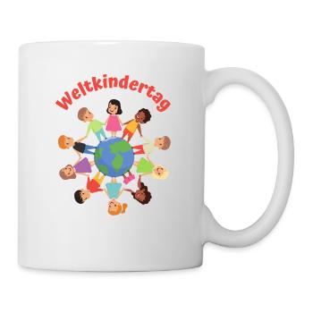 Weltkindertag - Tasse - Weiß - Rechts