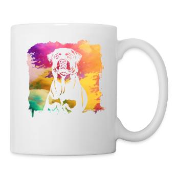 Rottweiler Retro - Tasse - Weiß - Rechts