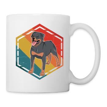 Rottweiler Retro - Mug - white - Right