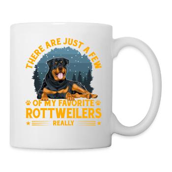 Rottweiler drôle de dicton - Mug blanc - blanc - Droite